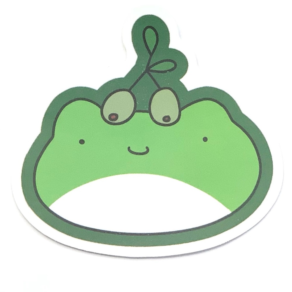 Frog Vinyl Sticker